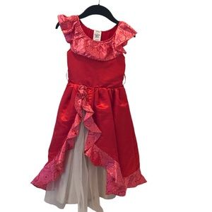 Disney Store Elena of Avalor dress size 5/6 Missing Belt Play Dress Up